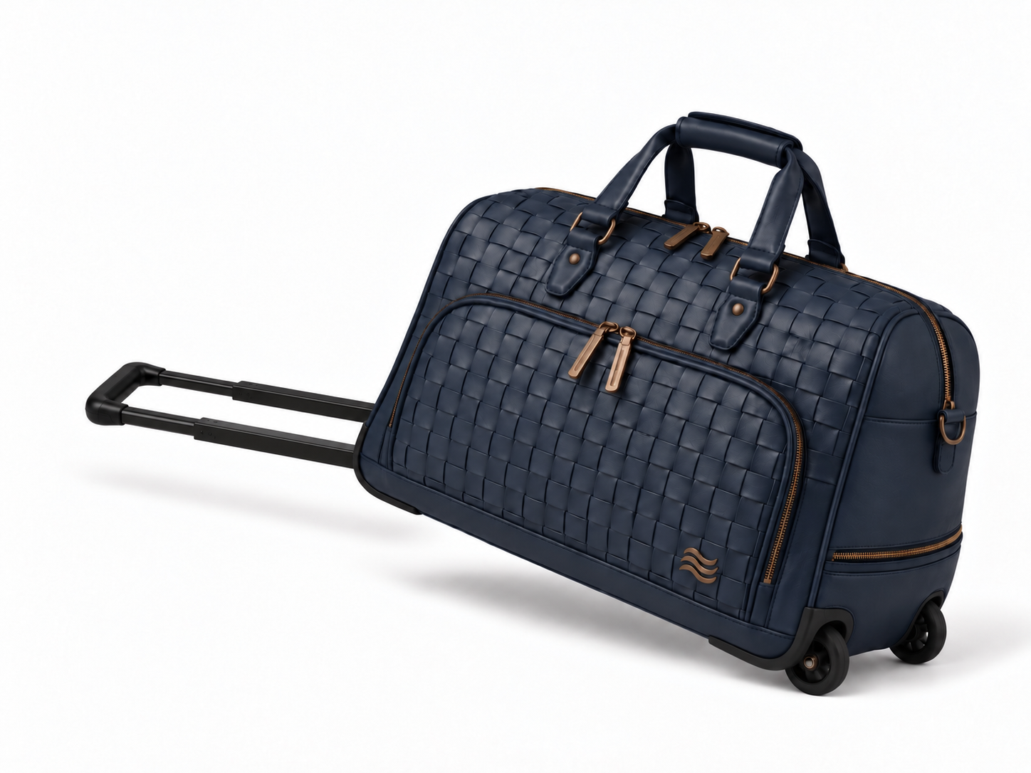 Roam Roller Duffle — Estate Blue, Rolling