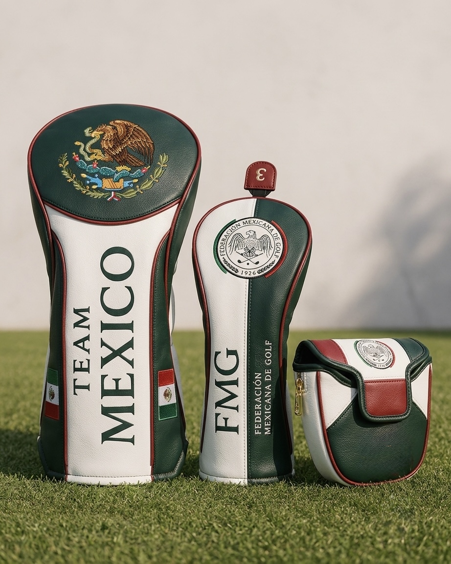 Team Mexico Crest Trio · Driver, Fairway & Mallet