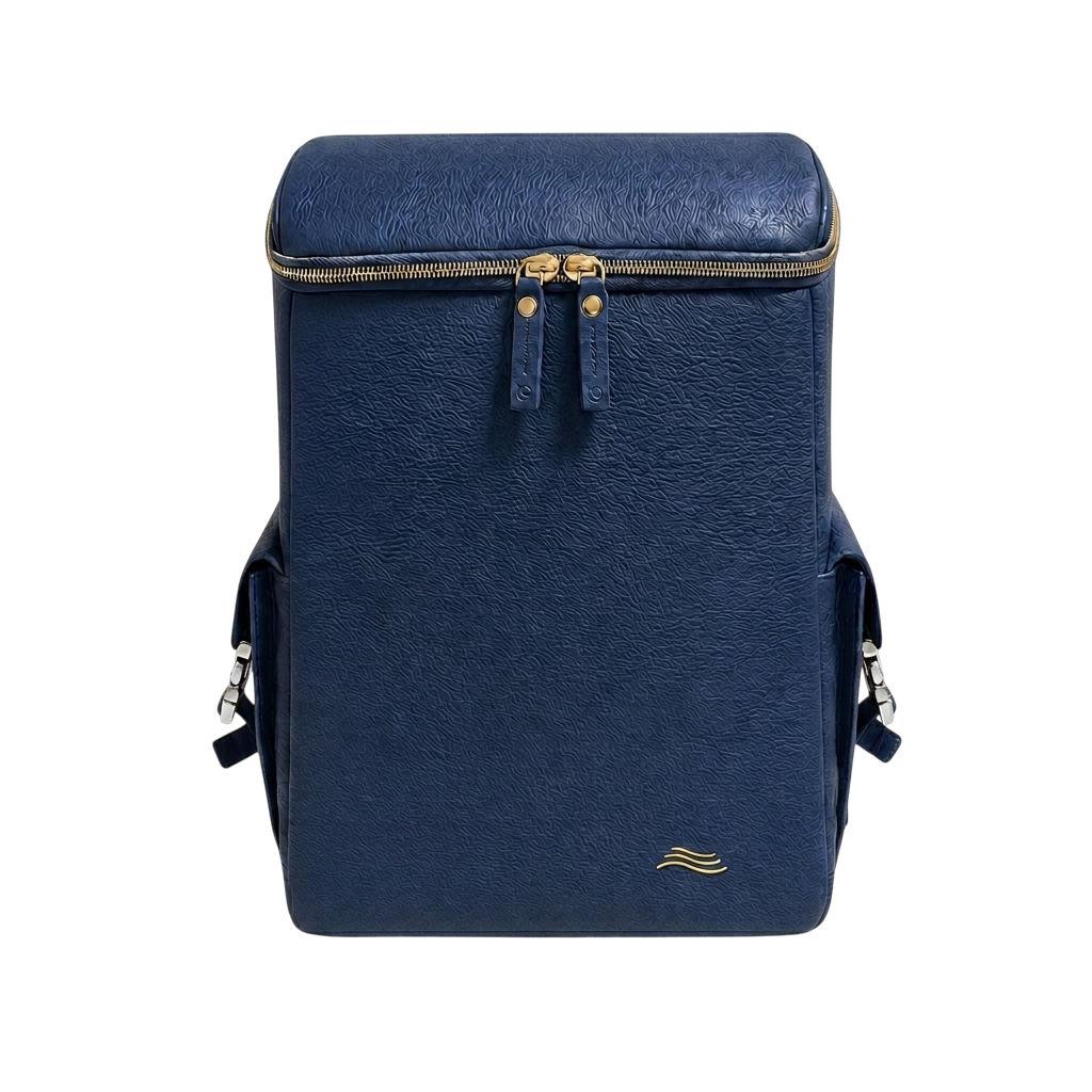 Beverage Backpack in Estate Blue — front