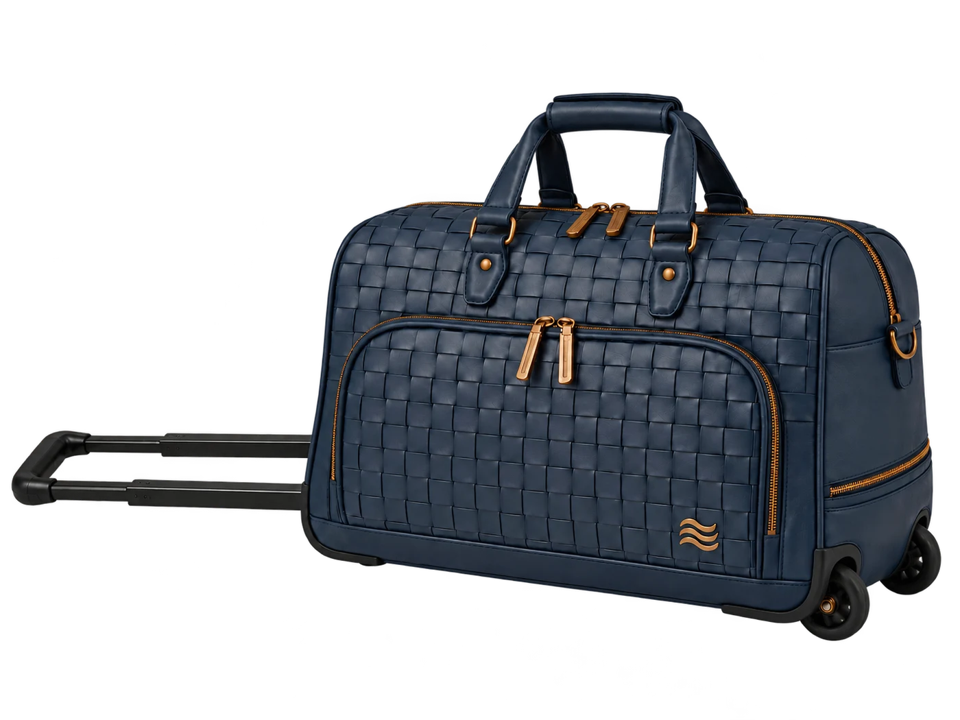 Roam Roller Duffle in Estate Blue.