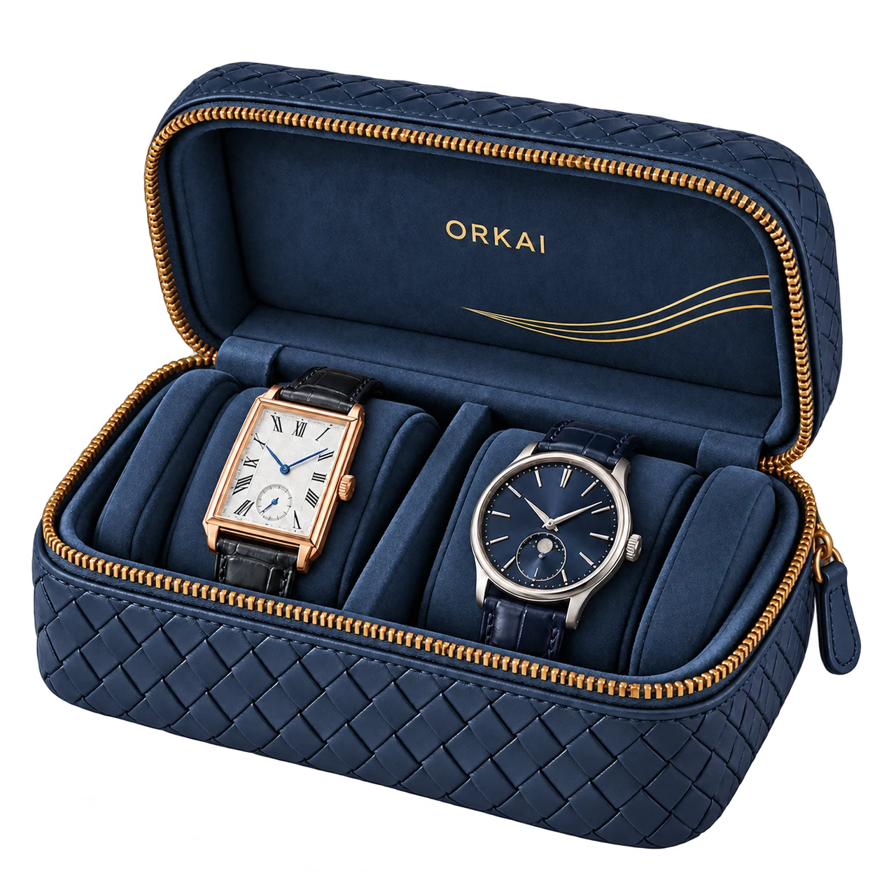 Time Piece Holder in Estate Blue.
