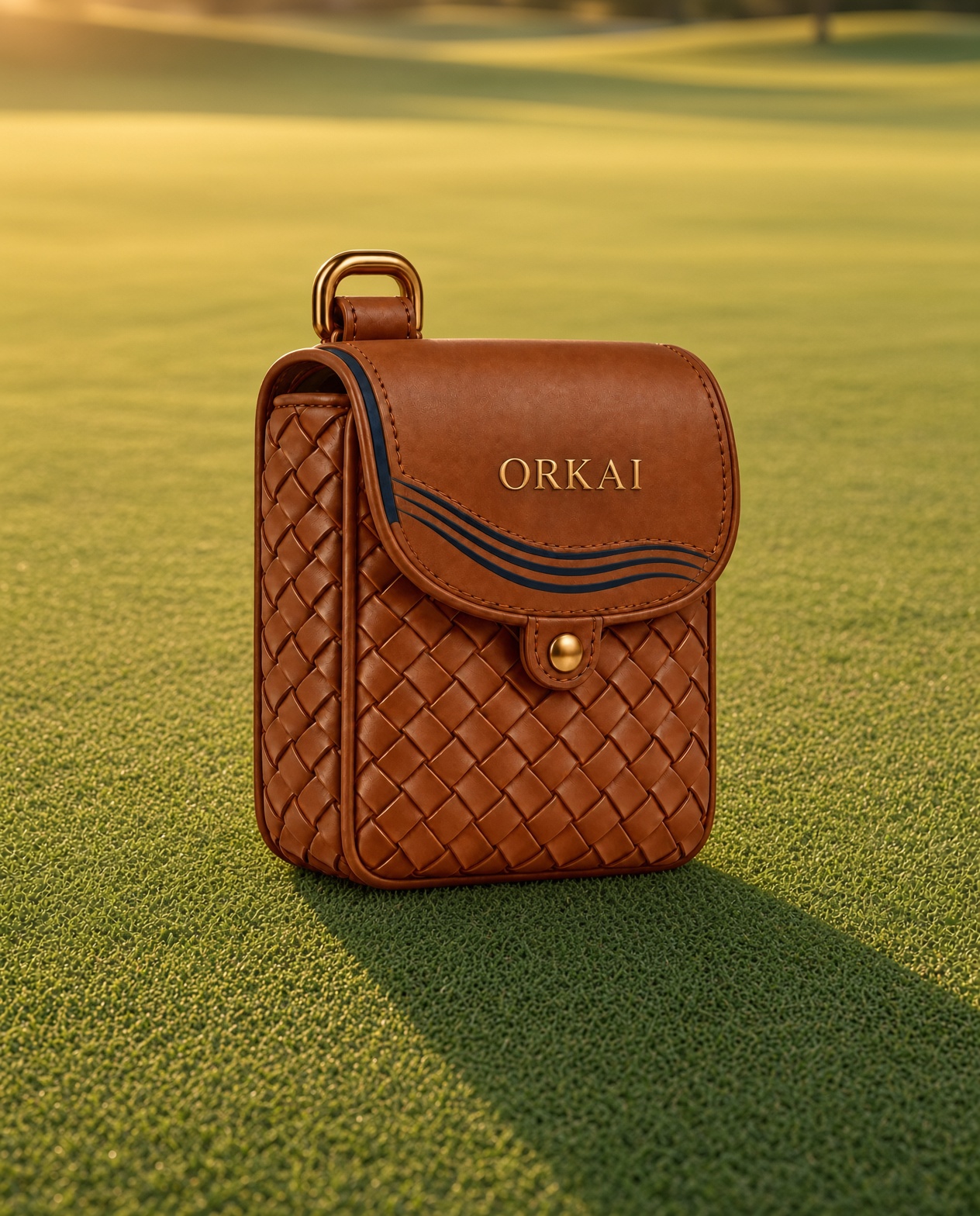 The rangefinder case on the practice ground.